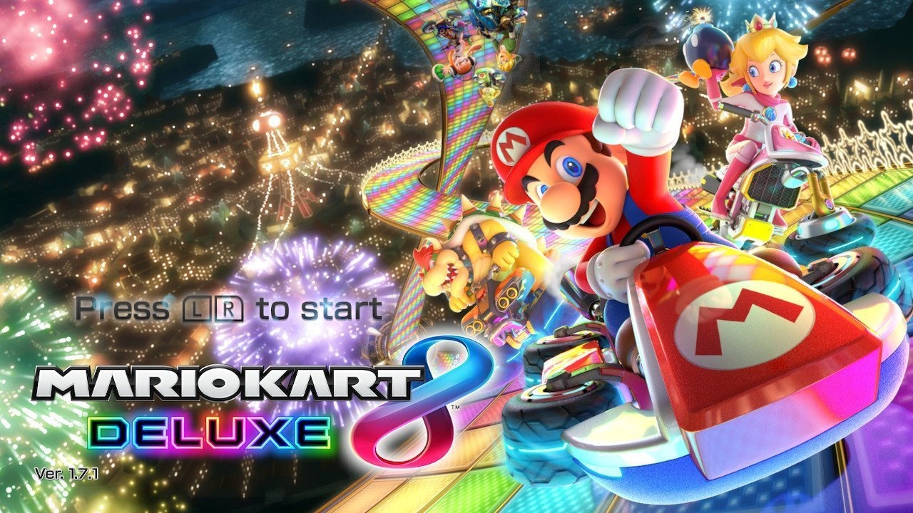 mario kart 8 with friends 31221 session 1  managing to stay on track