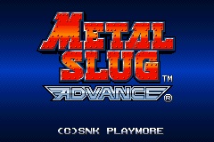 Metal Slug Advance Metal Slug Advance