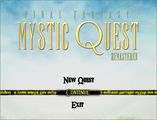 mystic quest remastered v17a part 5  heart oh wait