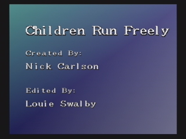 children run freely